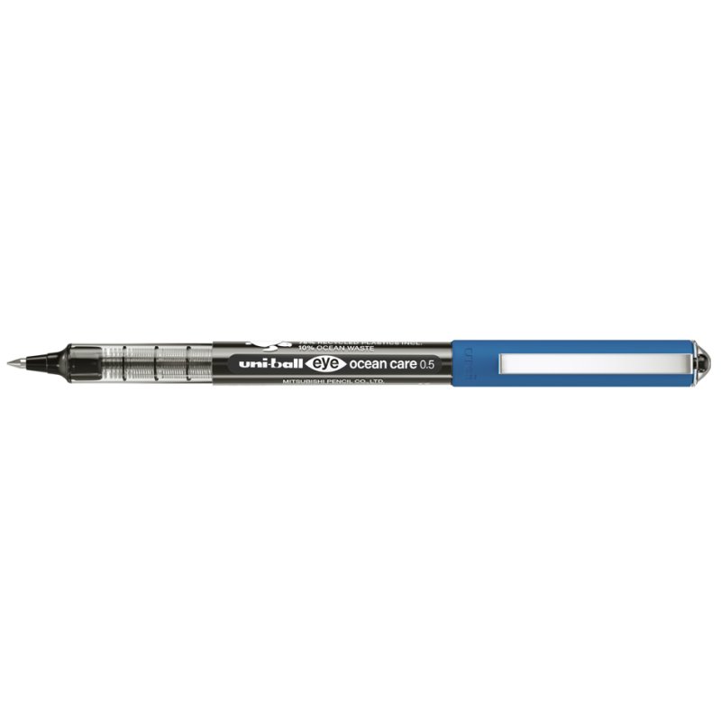 uni-ball rollerpen eye ocean care, zwart, 0,5 mm